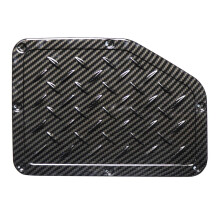 Fuel Tank Cover Car Exterior Fuel Filler Tank Cover Cap Decoration Stickers for Jimny JB74 2019+ Carbon Fiber