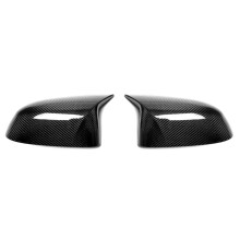 Carbon Fiber Rearview Side Mirror Cover for - X3 G01 X4 G02 X5 G05 Side Door Rearview Cover Caps 2018 2019 2020+ ABS