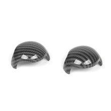 Gear Shift Knob Cover Trim for Mustang 2015 2016 20217 2018 2019 2020 Interior Accessories (Carbon Fiber)