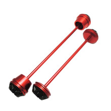 Motorcycle Front Rear Wheel Fork Frame Slider Crash Protector for MT07 FZ-07 2013-2020 XSR700 2018-2020 Red