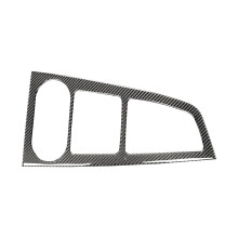 Carbon Fiber Car Control Gear Shift Box Panel Water Cup Holder Frame Cover for - A4 B9 2017-2019 Car-Stling