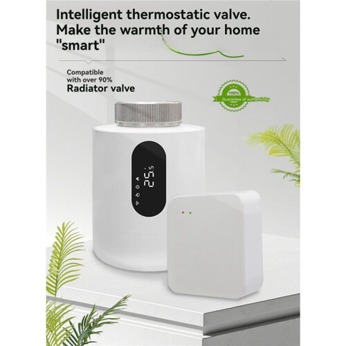 Tuya  ZigBee 3.0 Radiator Thermostat Thermostatic Radiator Valve TRV Programmable Temperature Controller 1