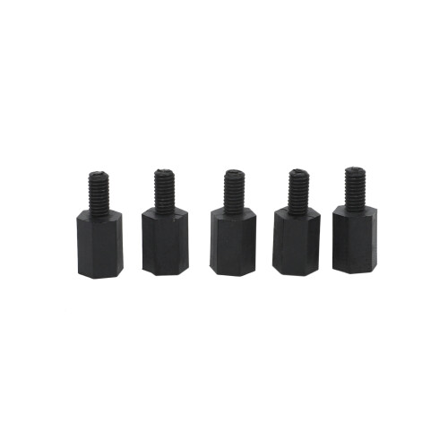 300Pcs M3 Thread 8mm+6mm PCB Fixed Nylon Hex Standoff Spacer Pillar 2