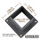 Base de Ancoragem de Flange de Aço Inoxidável de 4x4 Polegadas (Real: 3,5x3,5 Polegadas) com Parafusos para Corrimão de Deck (2 Pacote) 7