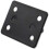8X Pad Eye Plate U Hooks Heavy Duty Wall Mount Ring Hooks Marine Hanging Hardware Staple Hook Loop with Screws 4
