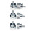 20Pcs/Lot UNC6 -32 M3.5 Hand Screw for GPU Holder PSU Computer Case Side Panel Screws PC Assemble WaterCooling Silver 4