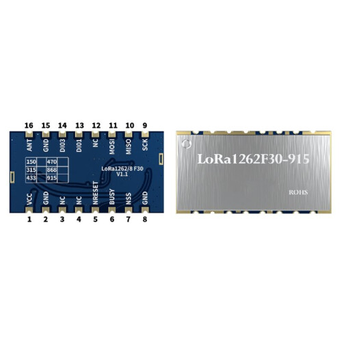 SX1262 LoRa Wireless RF Module 868MHz Ultra-Low Power LoRa1262 Module for IoT Applications RF Transceiver