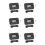 6X Waterproof LCD Display Digital Hour Meter Inductive Timer for Bike Motorcycle ATV Snowmobile Engine, Black 2