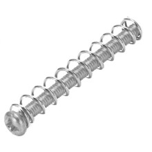 48 Stuks M2.5X32MM Humbucker Pickups voor Elektrische Gitaar, in Hoogte Verstelbaar, Schroef en Veer - Toonhoogte 0,4 mm - Zilver