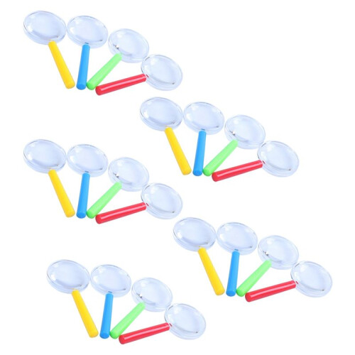 20Pcs Plastic  Magnifying Glass Children's Toys