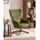Beliani Swivel Armchair DALEN Fabric Green 2
