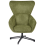 Beliani Swivel Armchair DALEN Fabric Green 4