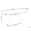 Beliani Dining Table LOCKHART Dark Ash Wood 180 cm 90 cm 3