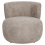 Beliani Armchair VOLDA Chenille Taupe 5