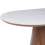 Beliani Dining Table LOCKHART Dark Ash Wood 180 cm 90 cm 5
