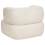 Beliani Armchair LOHJA Chenille Light Beige 6