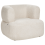 Beliani Armchair LOHJA Chenille Light Beige 4