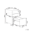 Beliani Storage Unit BOLSENA Metal Beige 3