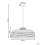 Beliani Pendant Lamp CUVO Wicker Natural 3