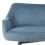 Beliani Dining Bench 2 Seater ARENDAL Fabric Blue 5