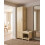 Beliani Hallway Wardrobe with Bench GRAFTON Light Brown 2