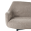 Beliani Dining Bench 2 Seater ARENDAL Fabric Taupe 5