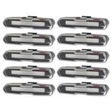 10X Bike Tail Light Ultra Bright Bike Light USB Rechargeable LED Bicycle Rear Light 5 Light Mode Headlights