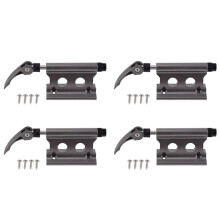 4X Bike Fork Mount Bicycle Truck Bed Roof Bike Rack Bike Fork Mount Block Truck Mount for MTB Road Bike Silver