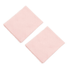 2Pcs Microfiber Cleaning Polishing Polish Cloth for Musical Instrument Guitar Violin Piano Clarinet Trumpet Universal