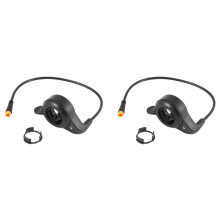 2X E-Bike Finger Thumb Throttle, FT-21X Ebike Accelerator, Electric Scooter Electric Bicycle Part Kit(Waterproof)