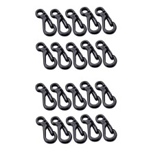 20PCS/LOT SF Spring Backpack Clasps Climbing Carabiners EDC Keychain Camping Bottle Hooks Paracord Survival Gear