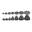 2X Rubber Grommets Wire Protection,Closed Rubber Grommet,Firewall Solid Closed Hole,Firewall Plug Grommet Synthetic Wire 7