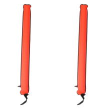 2pcs 110cm Scuba Diving Surface Buoy SMB Signal Tube Safety Gear for Underwater Spearfishing Snorkeling Diver