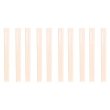 10 Pcs Spare Part Beige Plastic Bridge Saddle Nut for Classical Guitar