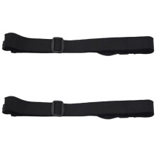 2X Adjustable Nylon Classical Ukulele Straps for Acoustic Electric Guitar with Hook (Black)