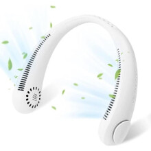 USB-ventilator, bærbar nakkeventilator uden blade, justerbar lommeventilator med 3 hastigheder