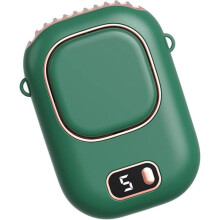 Bærbar vifte i størrelse - Stille USB-oppladbar nakkevifte - Beltevifte med 3 kjølehastigheter.