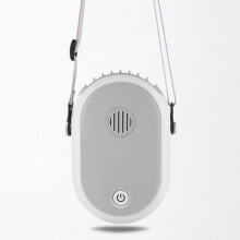 Bærbar ventilator - XVX - USB-halsmodel - 3 hastigheder - 3-10 timers batterilevetid - Let og foldbar