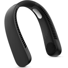 Bærbar nakkevifte, 3 hastigheter, oppladbar, stillegående, 360 roterende, liten USB-nakkevifte, mini elektrisk vifte