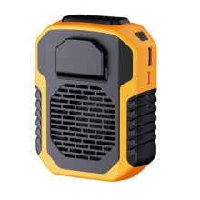 Bærbar bælteklipsventilator, 6000 mAh batteridrevet halsventilator, selvstændig LUFTRENSER - IONISATOR