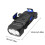 Bicycle Headlight with Phone Mount and Horn Blue 4