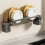 Stainless Steel Wall-Mounted Bowl Rack 3-Tier 6