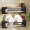Stainless Steel Wall-Mounted Bowl Rack 3-Tier 5