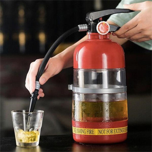 Fire Extinguisher-Style Drink Dispenser 1 pc 1