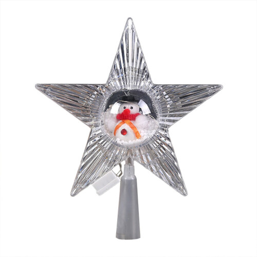 Plastic Christmas Tree Top Star Decoration 18 cm 1