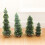 Artificial Frosted Slim Christmas Tree 4 pcs 5
