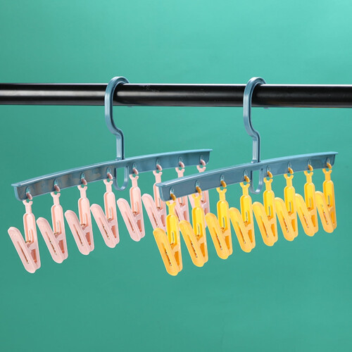 Laundry Drying Rack with Clips 2 Pack 2