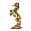 Horse Statue Gold Tabletop Ornament 1 piece 5