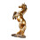 Horse Statue Gold Tabletop Ornament 1 piece 3