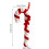 Christmas cane ornaments red white multidimensional 6 pcs 2